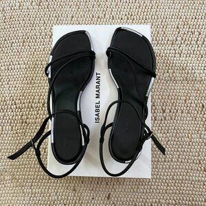 ISABEL MARANT Leather sandals (EU39)